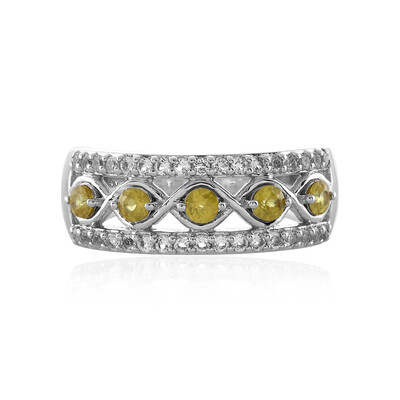 Anello in argento con Sfene