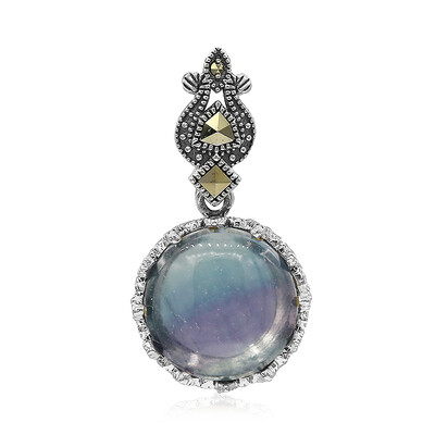 Ciondolo in argento con Fluorite (Annette classic)