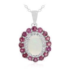 Collana in argento con Opale di Welo