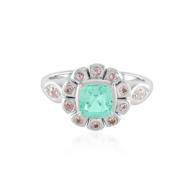 Anello in argento con Smeraldo Russo