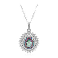 Collana in argento con Quarzo Mistico