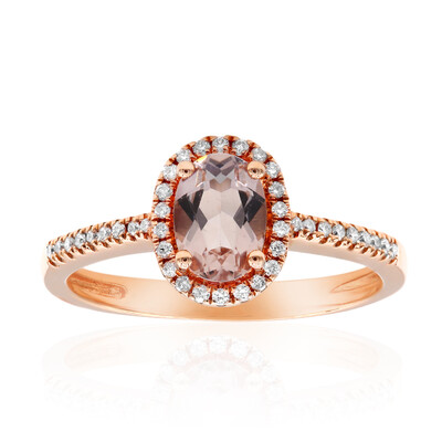 Anello in oro con Morganite AAA (CIRARI)