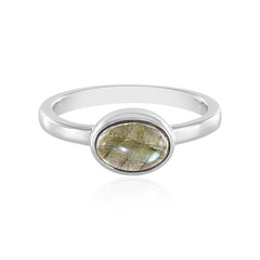 Anello in argento con Labradorite