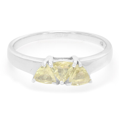 Anello in argento con Apatite Xia