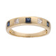 Anello in oro con Zaffiro Ceylon Blu (CIRARI)