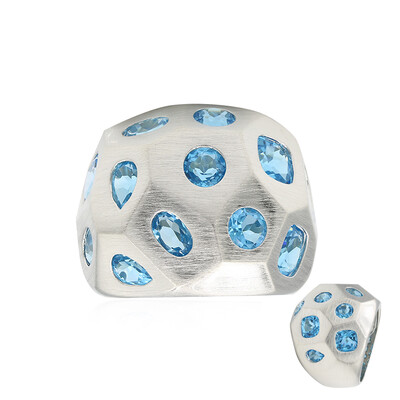 Anello in argento con Topazio Marambaia