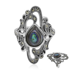 Anello in argento con Conchiglia Abalone