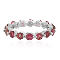 Anello in argento con Tormalina Rosa