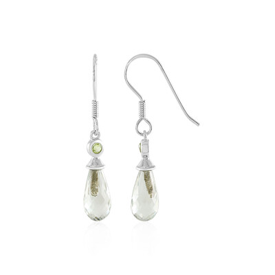 Orecchini in argento con Ametista Verde