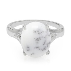 Anello in argento con Agata Dendritica