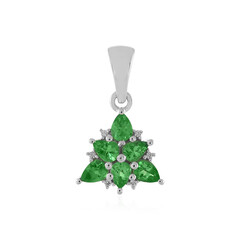 Ciondolo in argento con Tsavorite