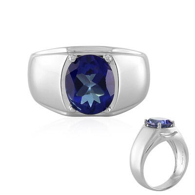 Anello in argento con Topazio Blu Royal
