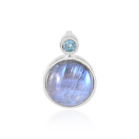 Ciondolo in argento con Labradorite Blu Maniry (KM by Juwelo)