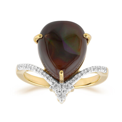 Anello in oro con Agata di Fuoco