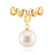 Ciondolo in argento con Perla d'Acqua Dolce Bianca (MONOSONO COLLECTION)
