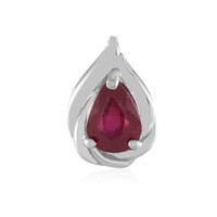 Ciondolo in argento con Rubino del Madagascar