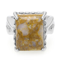 Anello in argento con Quarzo Dinosauro
