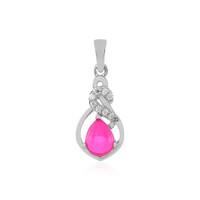 Ciondolo in argento con Opale Rosa dell'Etiopia