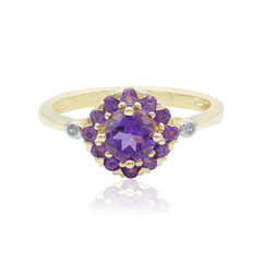 Anello in oro con Ametista