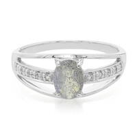Anello in argento con Labradorite