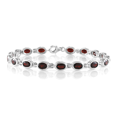 Bracciale in argento con Granato Mozambico