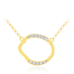 Collana in argento con Diamante I1 (G)