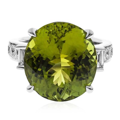 Anello in oro con Tormalina Paraíba (CIRARI)