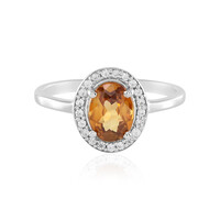 Anello in argento con Zircone Mandarino