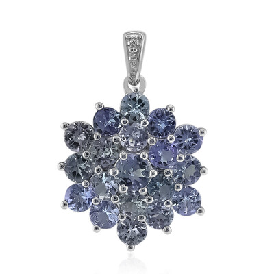 Ciondolo in argento con Tanzanite (non riscaldata)