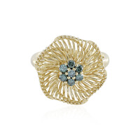 Anello in oro con Diamante Blu I2 (Ornaments by de Melo)