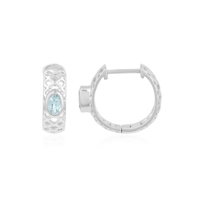 Orecchini in argento con Acquamarina