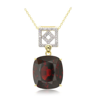 Collana in oro con Spessartina (AMAYANI)