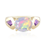 Anello in oro con Opale di Welo AAA (de Melo)