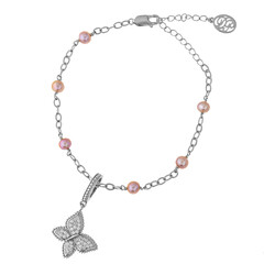Bracciale in argento con Perla di Acqua Dolce (Dallas Prince Designs)