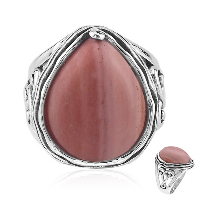 Anello in argento con Opale Rosa Australiano (Art of Nature)