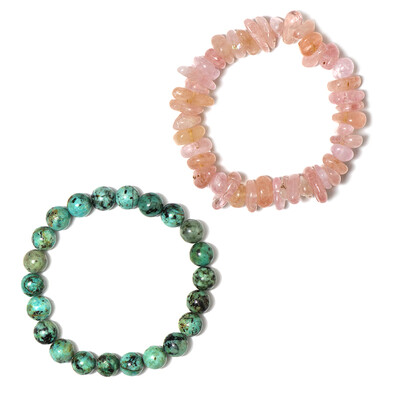 Bracciale con Turchese Africano