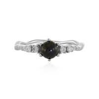 Anello in argento con Diopside Stellato d'India