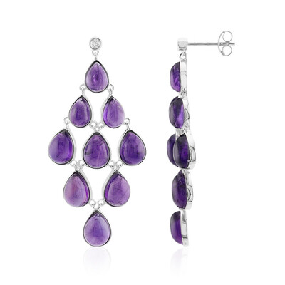 Orecchini in argento con Ametista