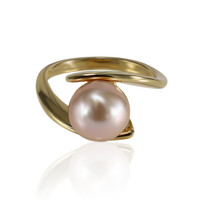 Anello in argento con Perla Ming (TPC)