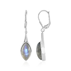 Orecchini in argento con Labradorite Blu Maniry (KM by Juwelo)