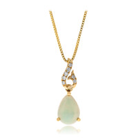 Collana in oro con Opale di Welo AAA