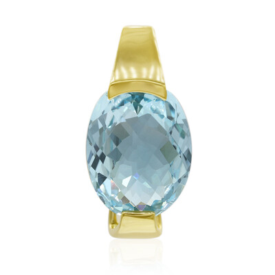 Ciondolo in argento con Topazio Blu Cielo