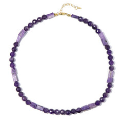 Collana in argento con Charoite