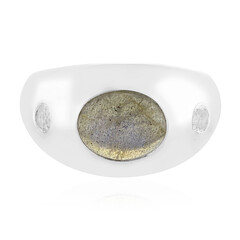 Anello in argento con Labradorite