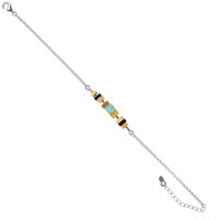 Bracciale in argento con Turchese