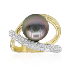 Anello in argento con Perla Tahitiana (TPC)