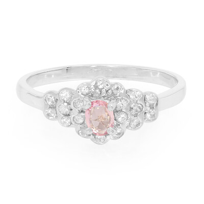 Anello in argento con Zaffiro Rosa