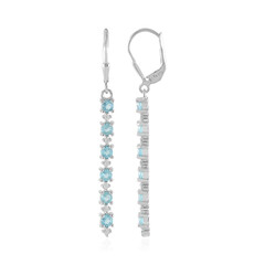 Orecchini in argento con Apatite Blu
