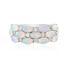 Anello in argento con Opale di Welo