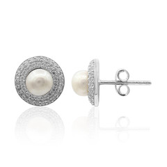 Orecchini in argento con Perla di Acqua Dolce